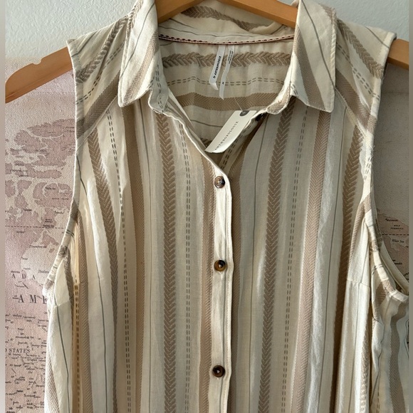 🆕Anthropologie Delphine Textured Tunic Dress Size XL NWT - Picture 4 of 12